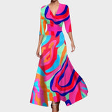 Isadora - Ročno izdelana premium maxi obleka