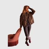 Charlene – Elegantna jopič z leopardjim vzorcem