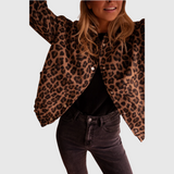 Charlene – Elegantna jopič z leopardjim vzorcem