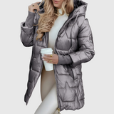 Élise™ | Eleganten zimski plašč s kapuco in podlogo