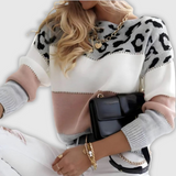 Pascaline | Pulover z leopardjim vzorcem