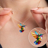 Ogrlica »Kolibri« – Elegantna barvita ogrlica