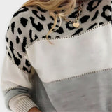 Cheyenne - Udoben pulover z leopardjim vzorcem