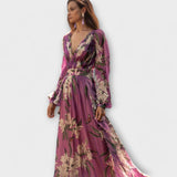 Cláudia - Visokokakovostna elegantna maxi obleka