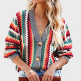 Retro Pulover z Motivom