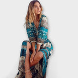 Carina - Boho midi obleka