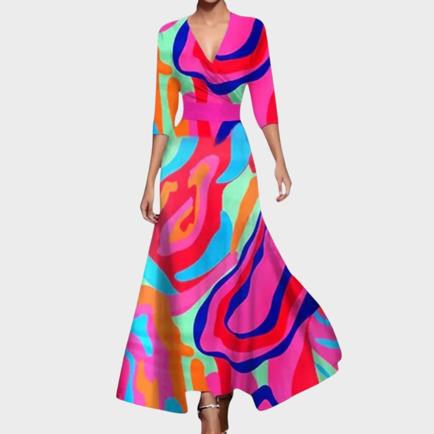Isadora - Ročno izdelana premium maxi obleka