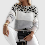 Pascaline | Pulover z leopardjim vzorcem