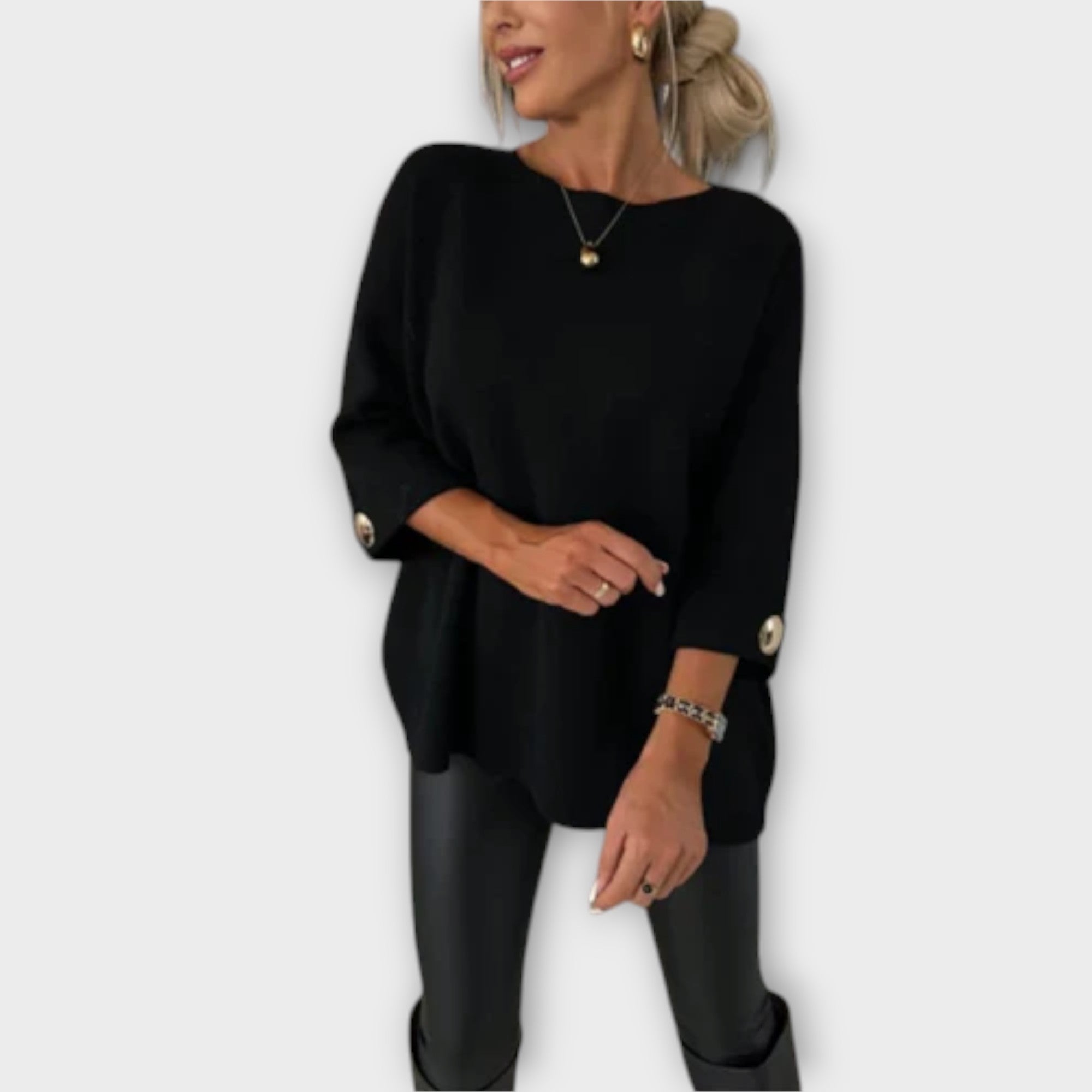 Izabela - Eleganten Pleten Pulover