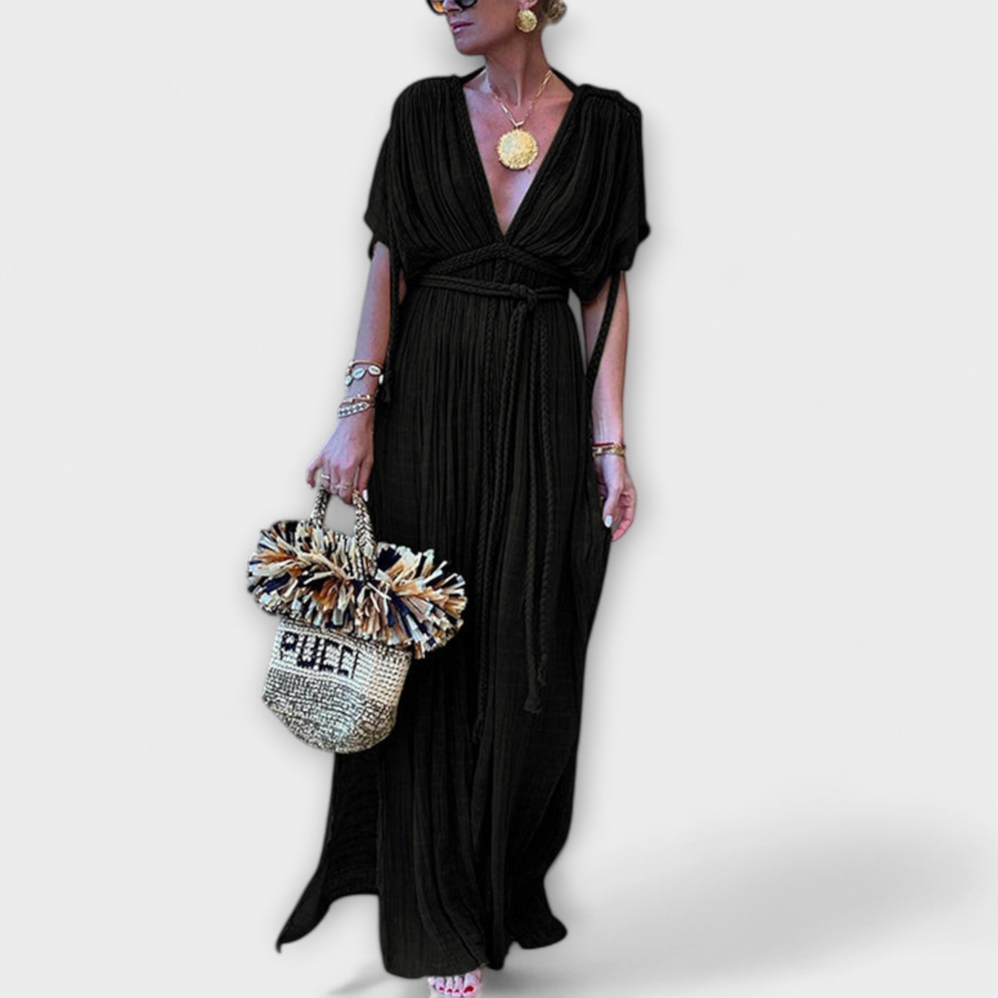 Bruna - Maxi kimono v grškem slogu