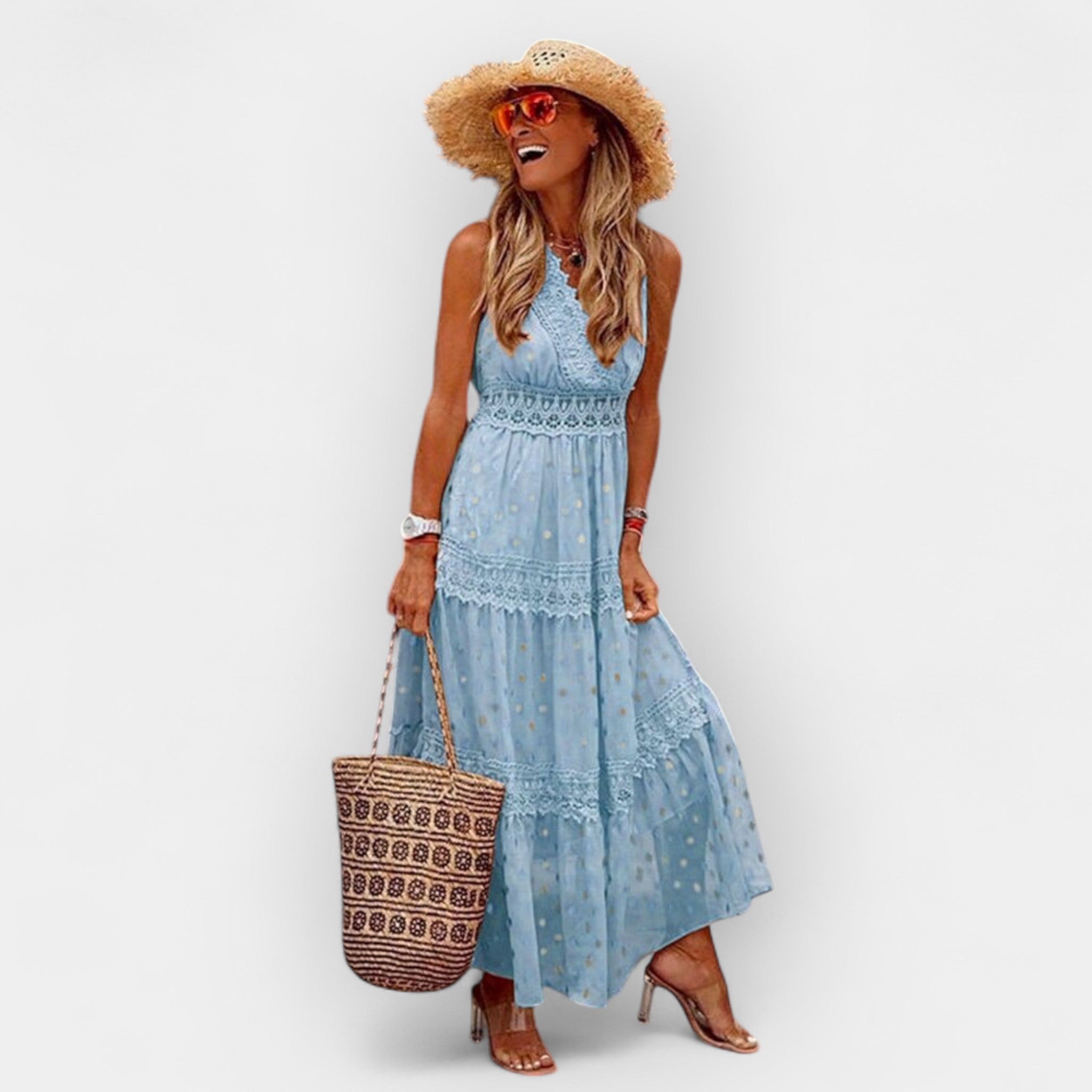 Boho stil poletna obleka