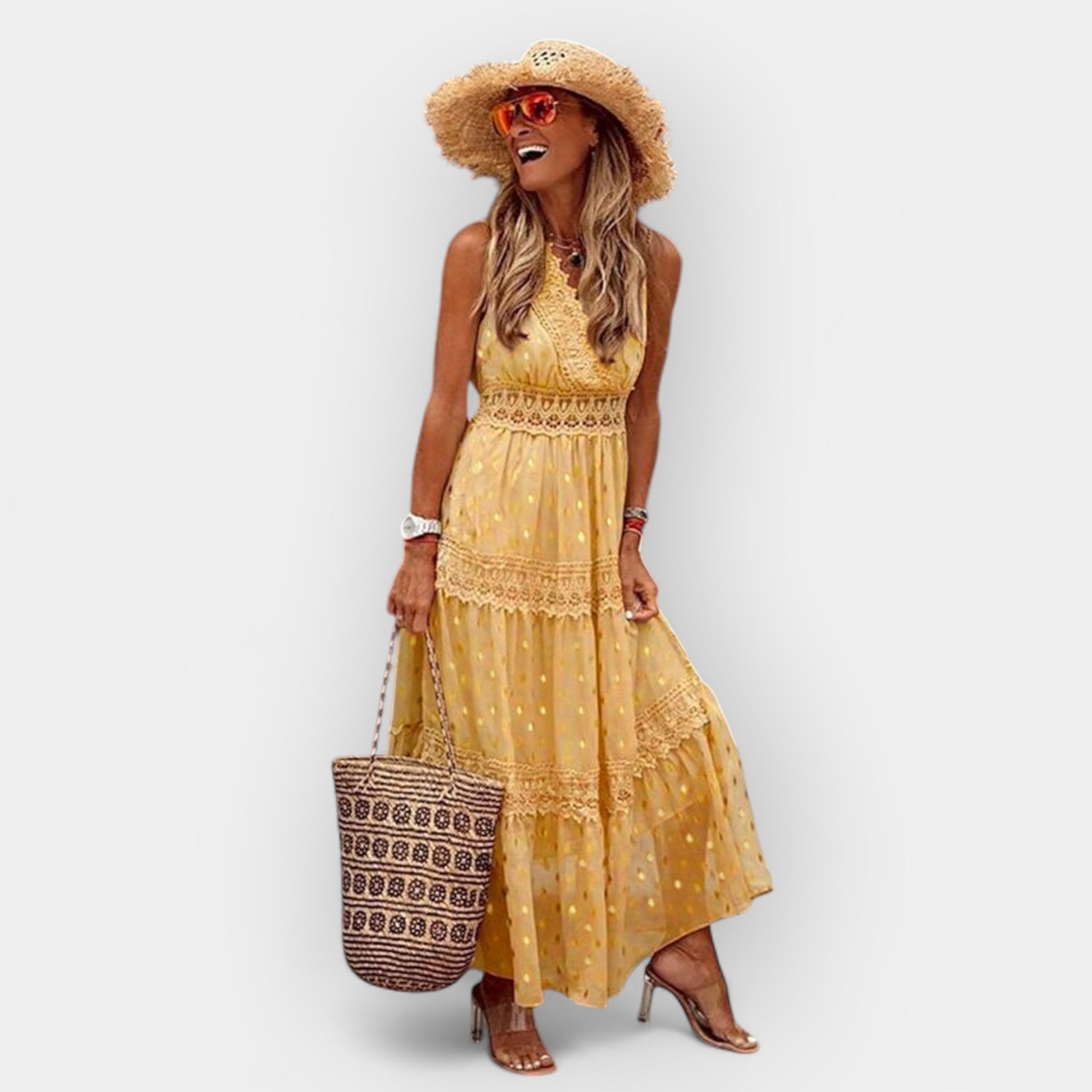 Boho stil poletna obleka