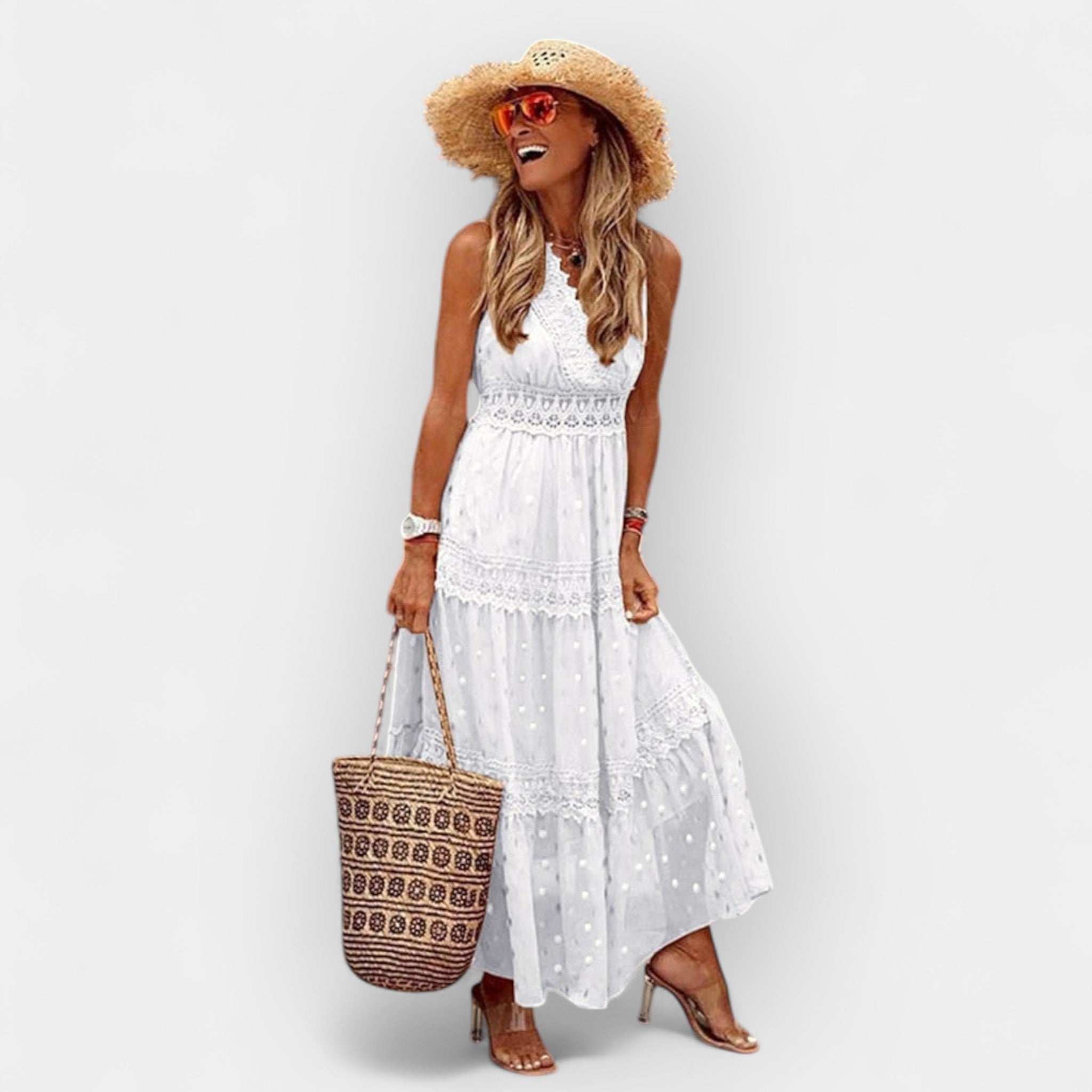 Boho stil poletna obleka